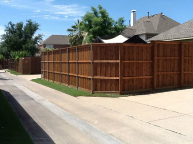 Colleyville, Southlake fence construction security ten foot tall